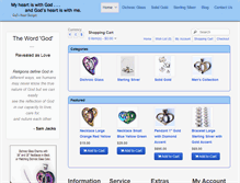 Tablet Screenshot of godheart.com